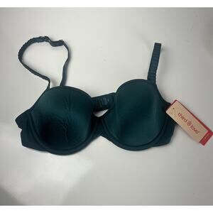 Thirdlove NWT 24/7 Classic Lightly Lined Bra 32C Eucalyptus Green Underwire
